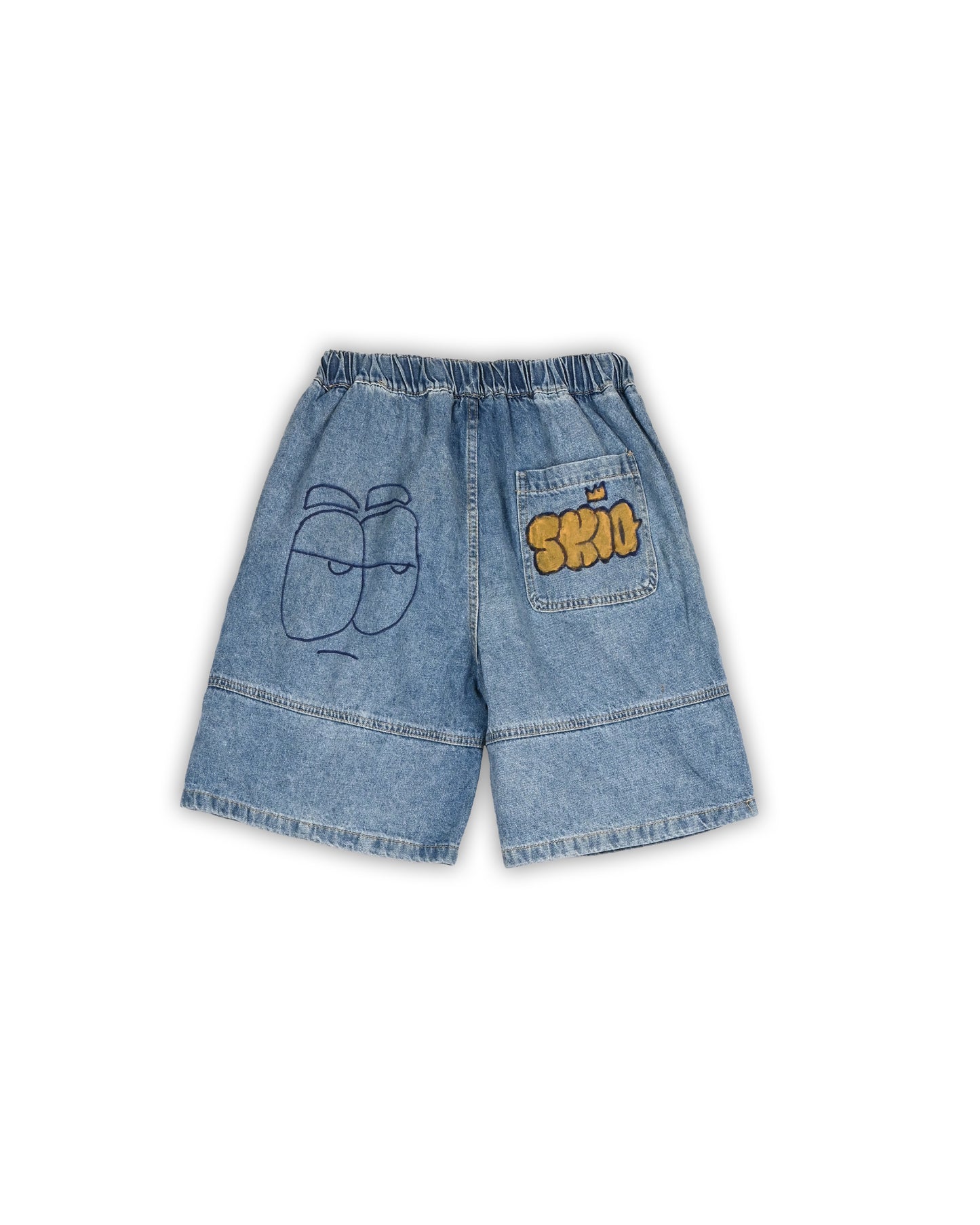 DARKNESS PAINTED SHORTS - 26