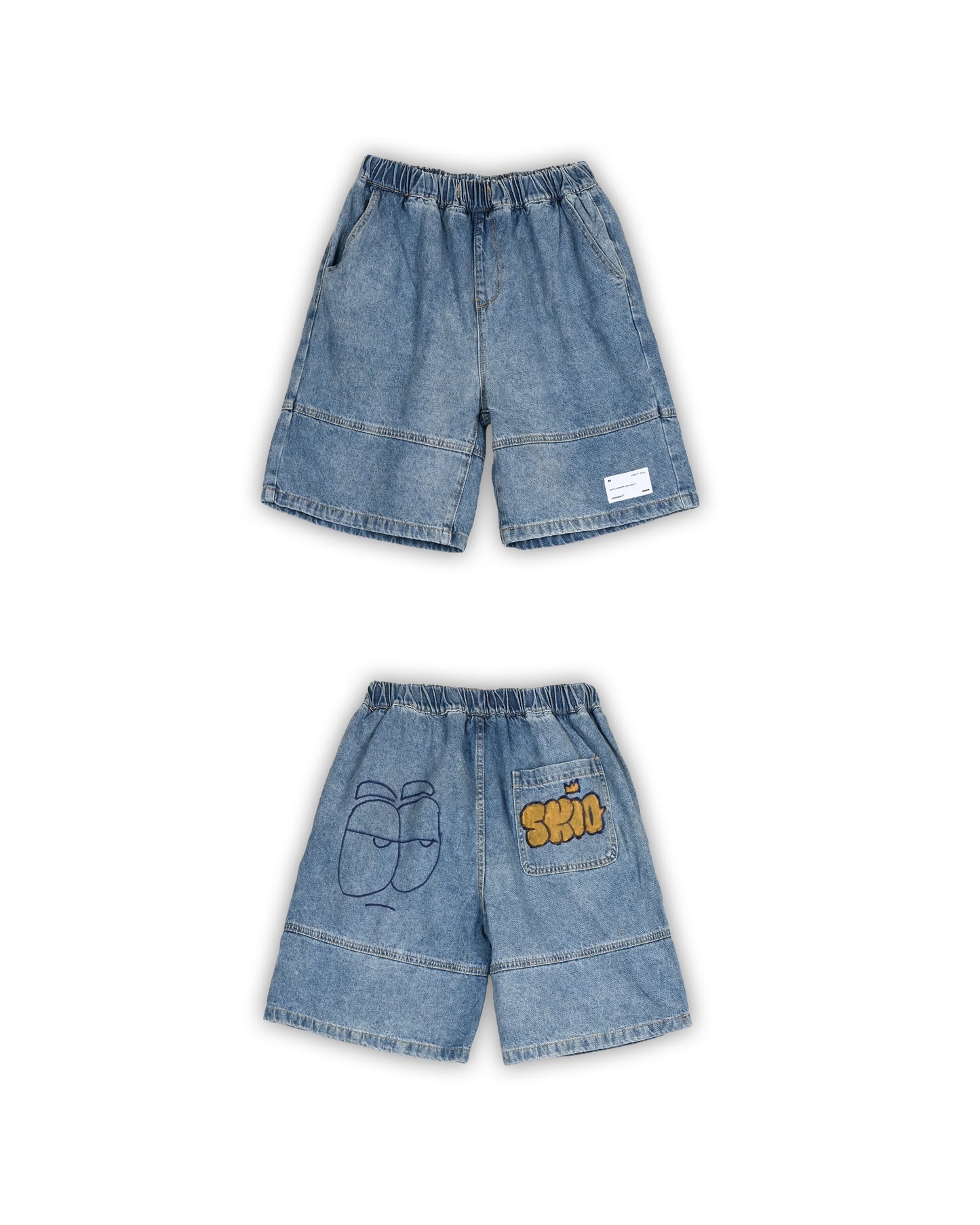 DARKNESS PAINTED SHORTS - 26