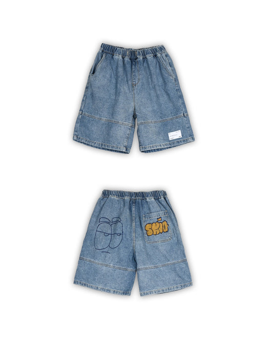 DARKNESS PAINTED SHORTS - 26