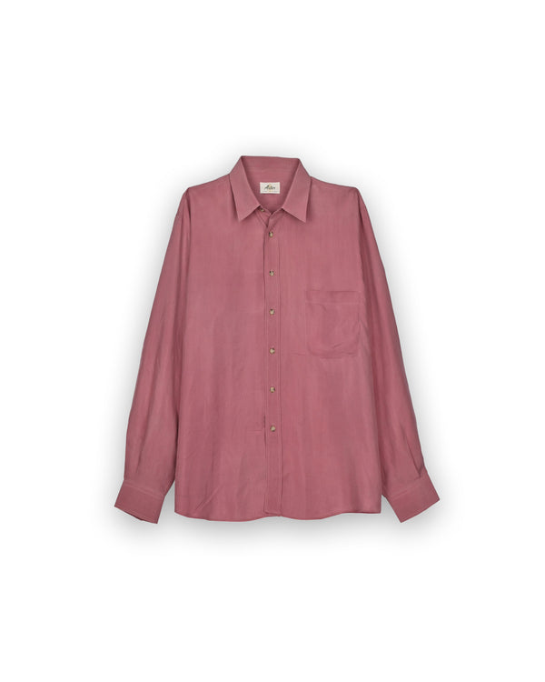 ASTER 100% SILK SHIRT - L