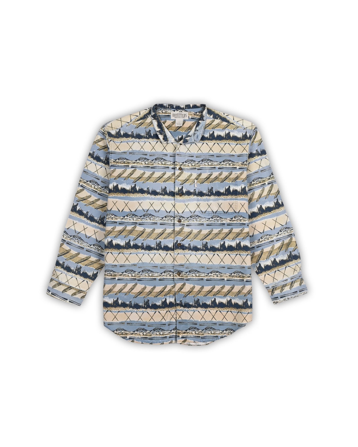 ROUNDTREE & YORKE SHIRT - L