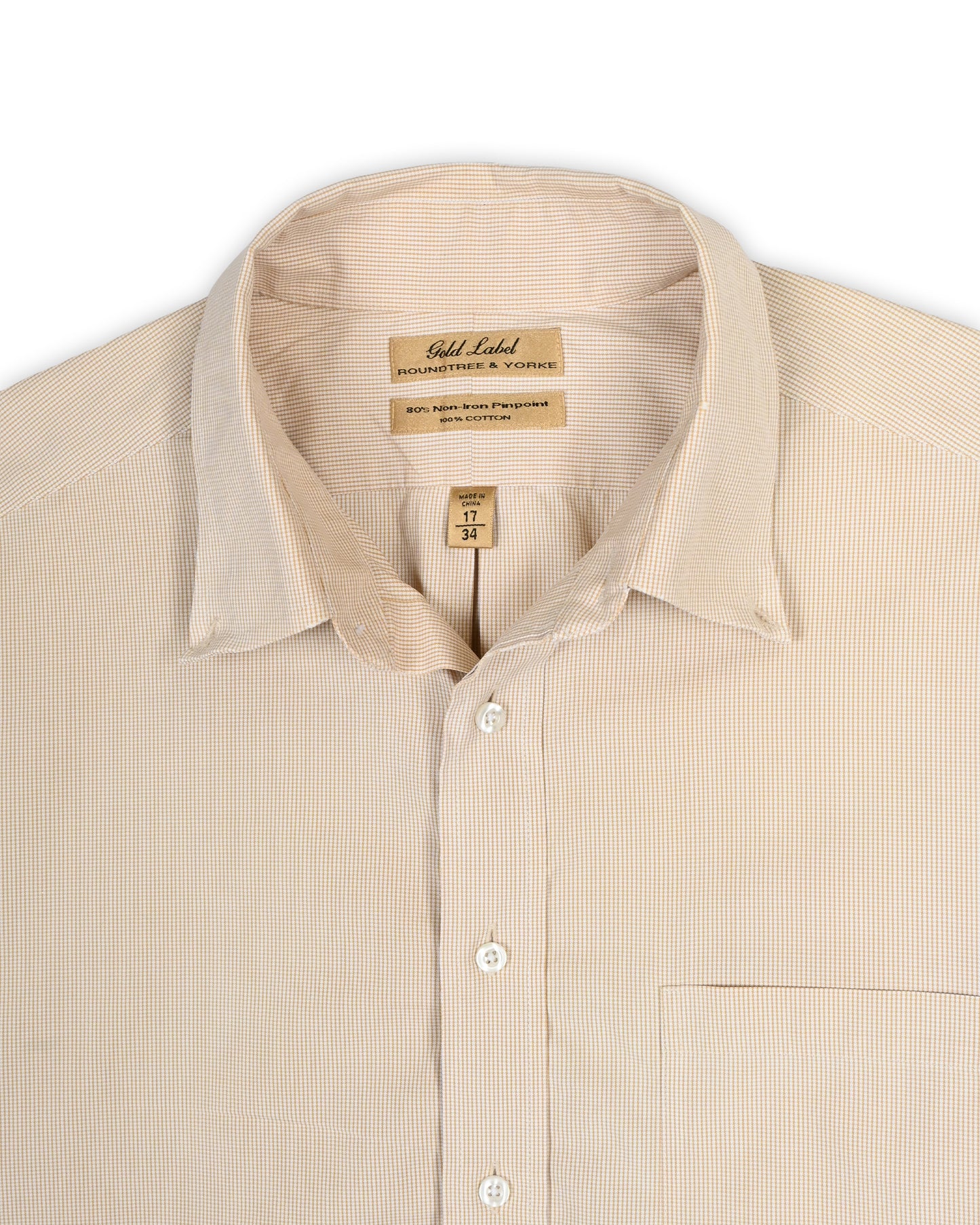 ROUNDTREE & YORKE SHIRT - XL