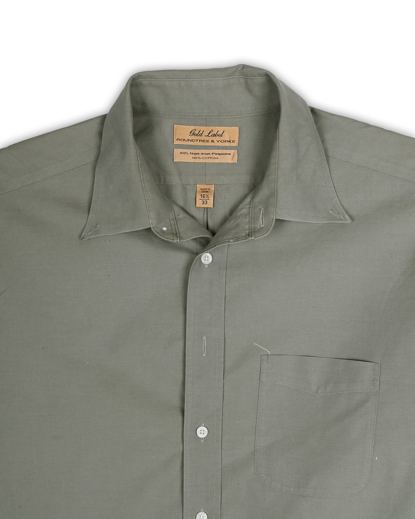 ROUNDTREE & YORKE SHIRT - L