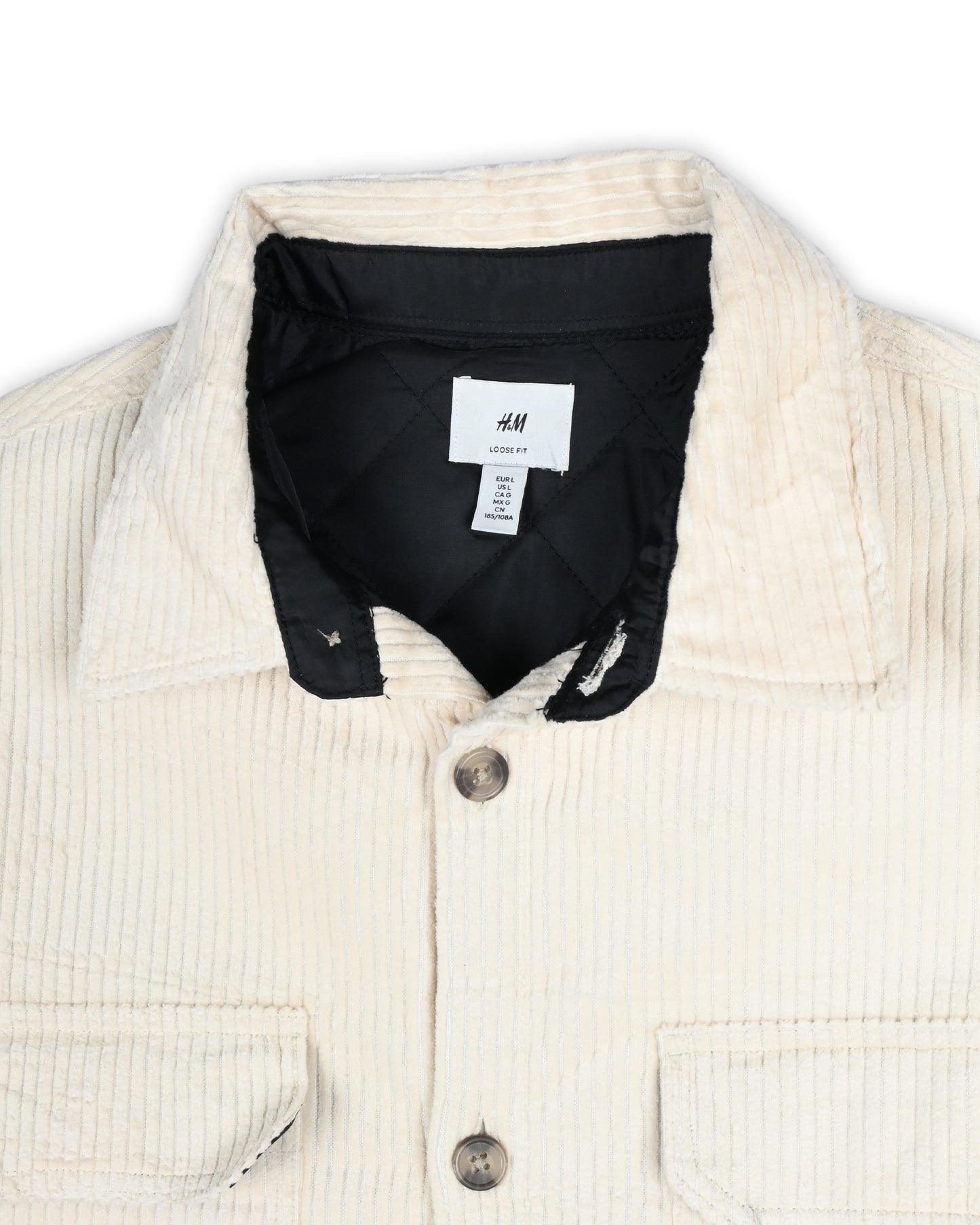 H&M HEAVYWEIGHT SHIRT - L