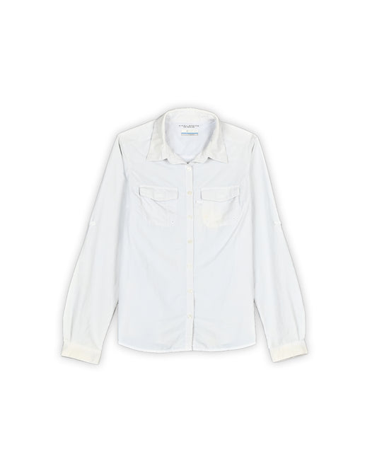 COLUMBIA WOMEN'S FISHING SHIRT - M