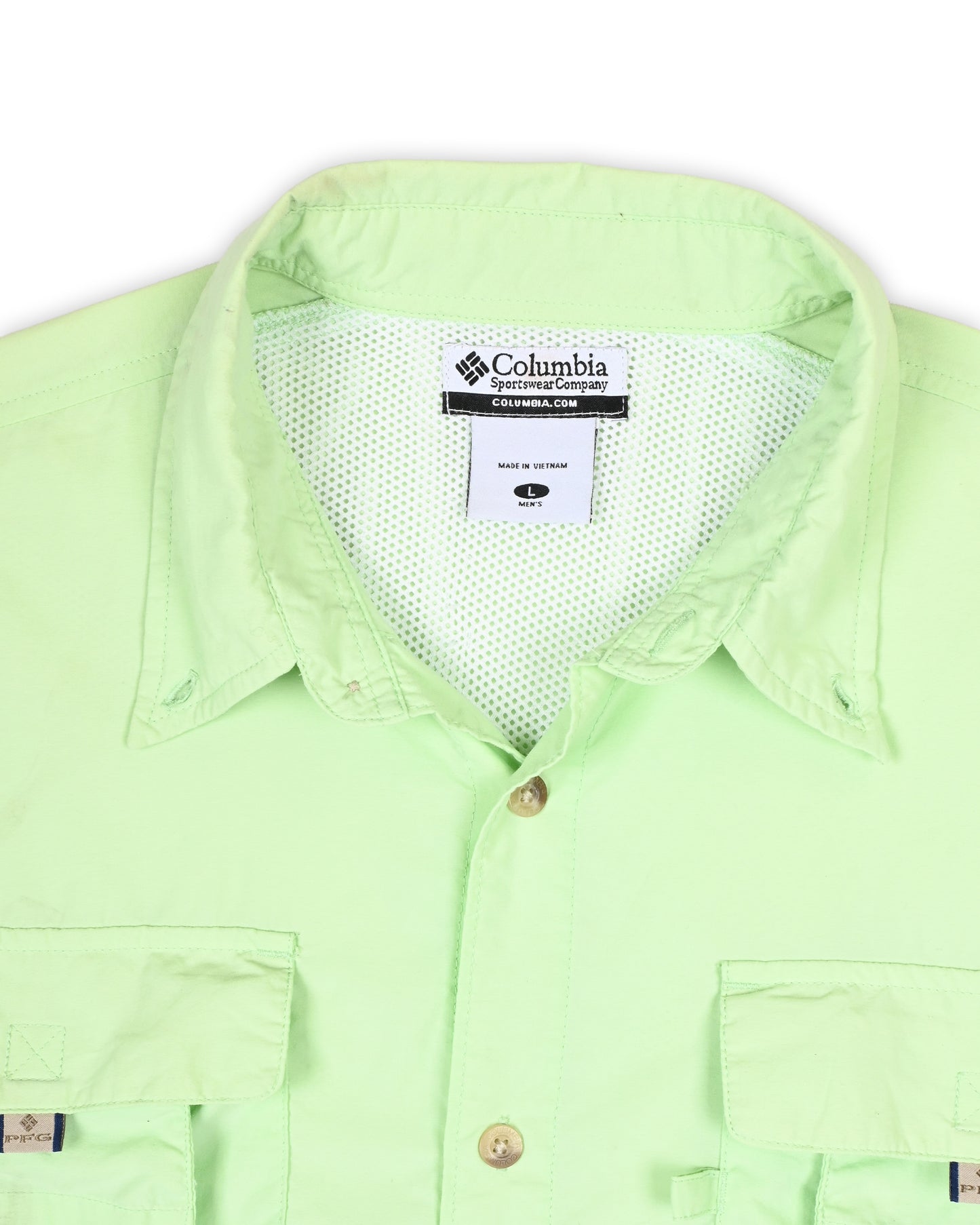 COLUMBIA FISHING SHIRT - L
