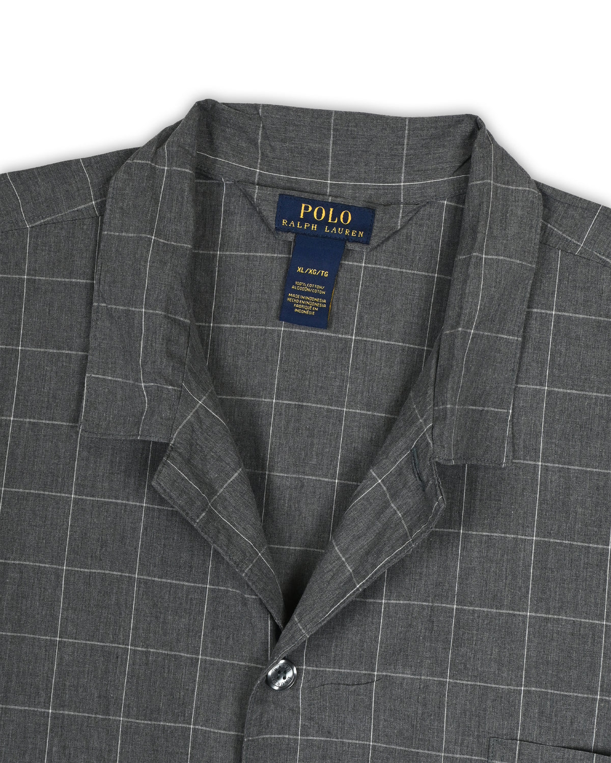 POLO RALPH LAUREN WINDOWPANE CHECK SHIRT JACKET - XL