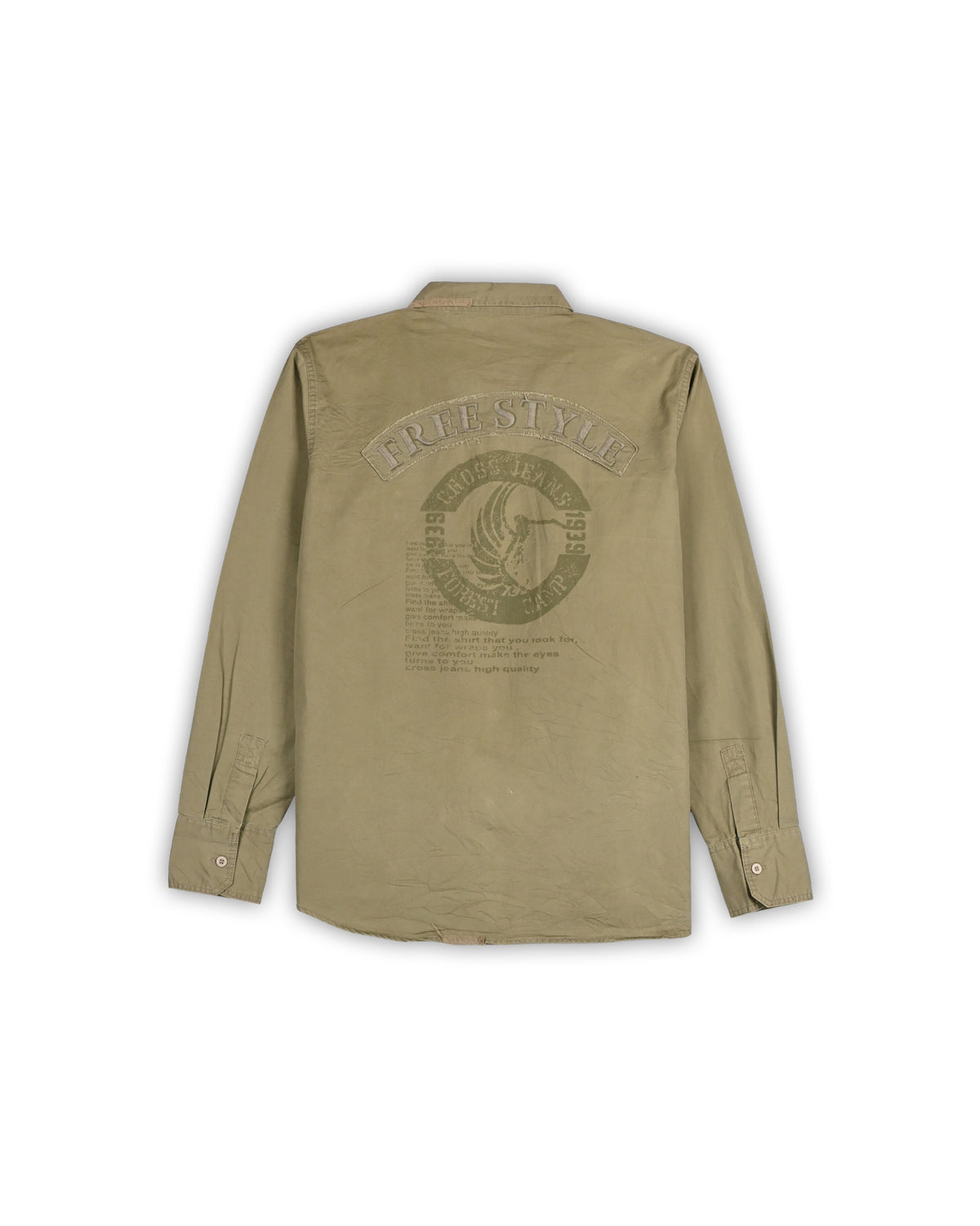 CROSS JEANS VINTAGE MILITARY FIELD SHIRT - S
