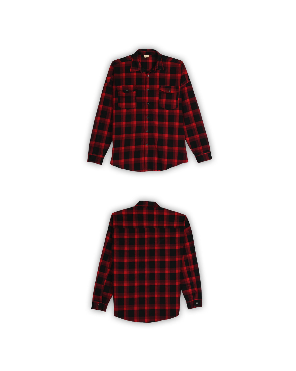 VINTAGE PLAID SHIRT - S