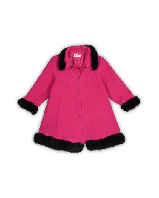 YVES SAINT LAURENT WOMEN'S COAT - S