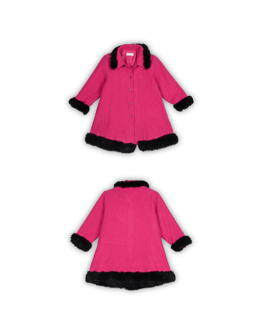 YVES SAINT LAURENT WOMEN'S COAT - S