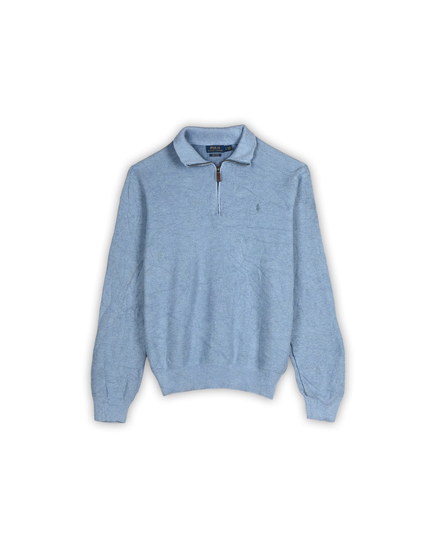POLO RALPH LAUREN ZIPPER SWEATER - L