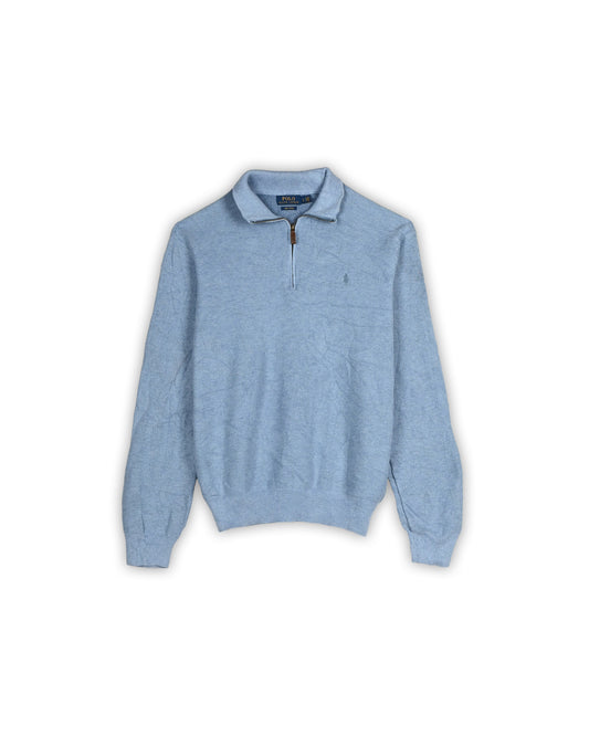 POLO RALPH LAUREN ZIPPER SWEATER - L