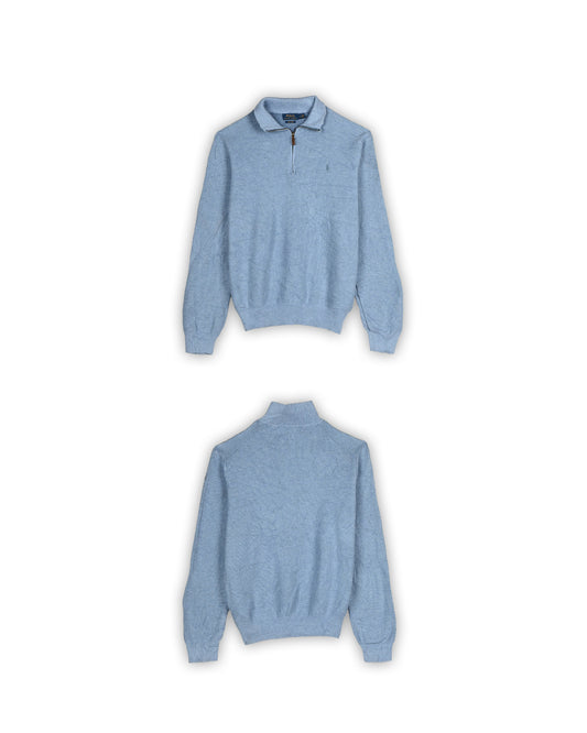 POLO RALPH LAUREN QUARTER-ZIP KNIT - L