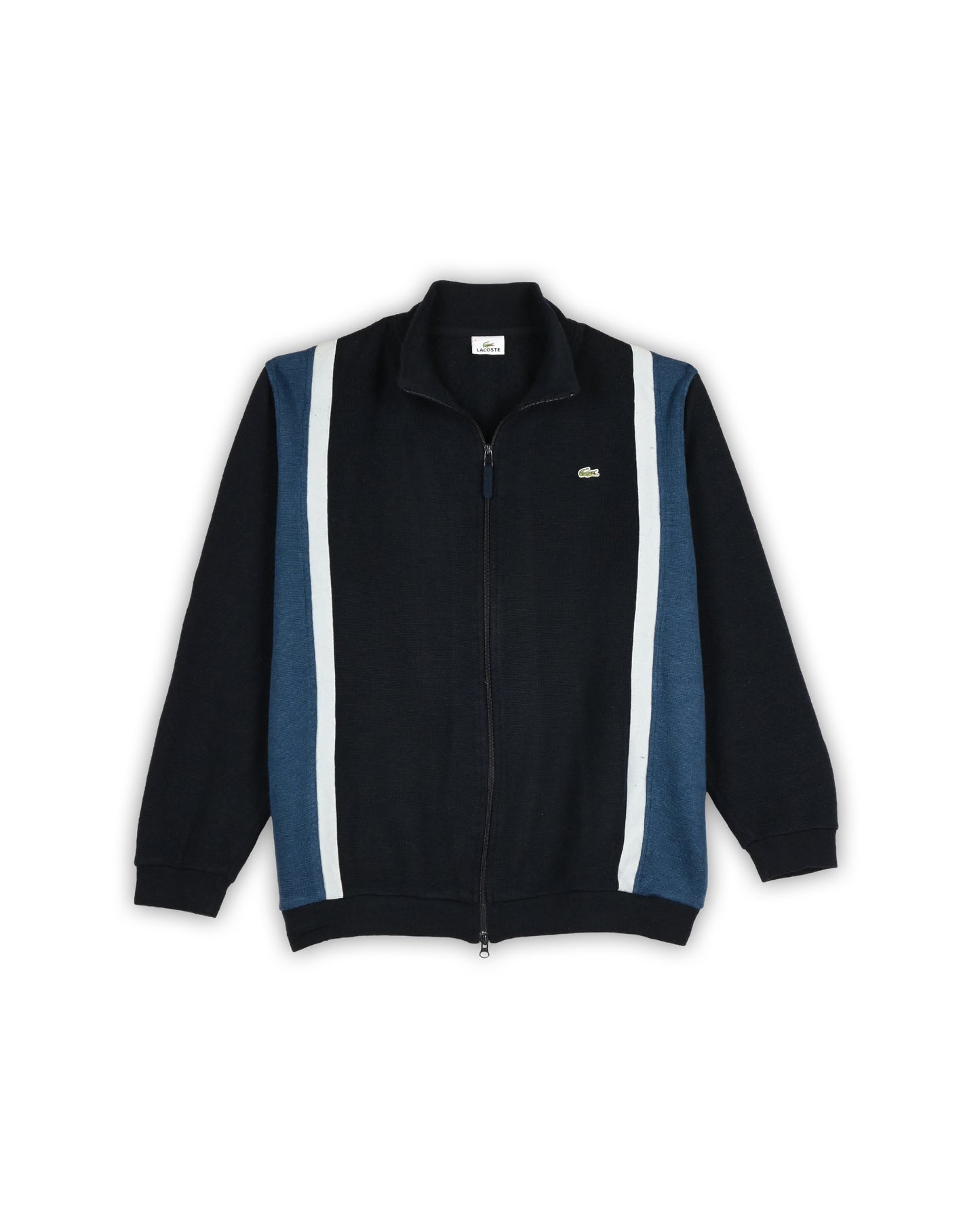 LACOSTE ZIPPER SWEATER - L