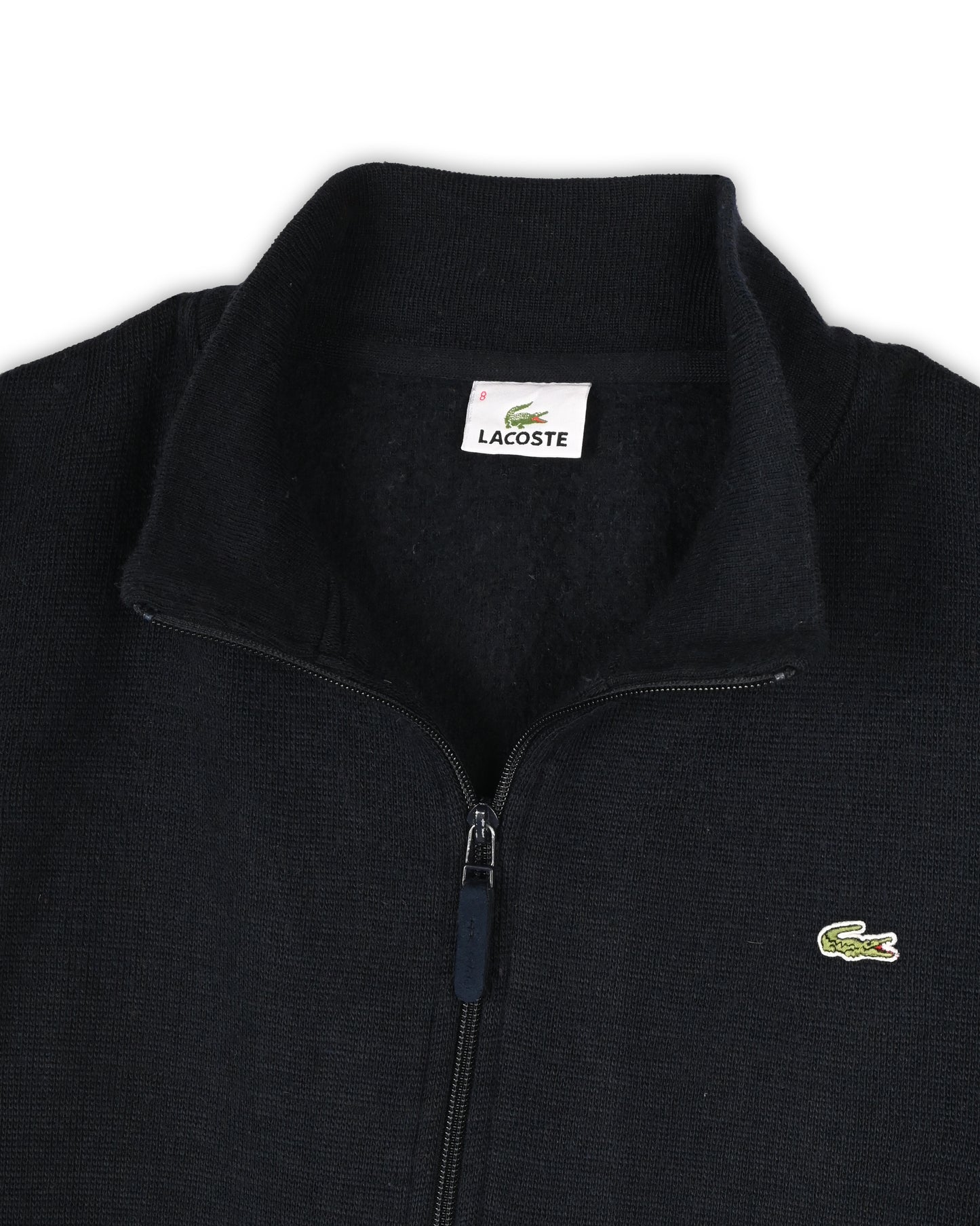 LACOSTE ZIPPER SWEATER - L