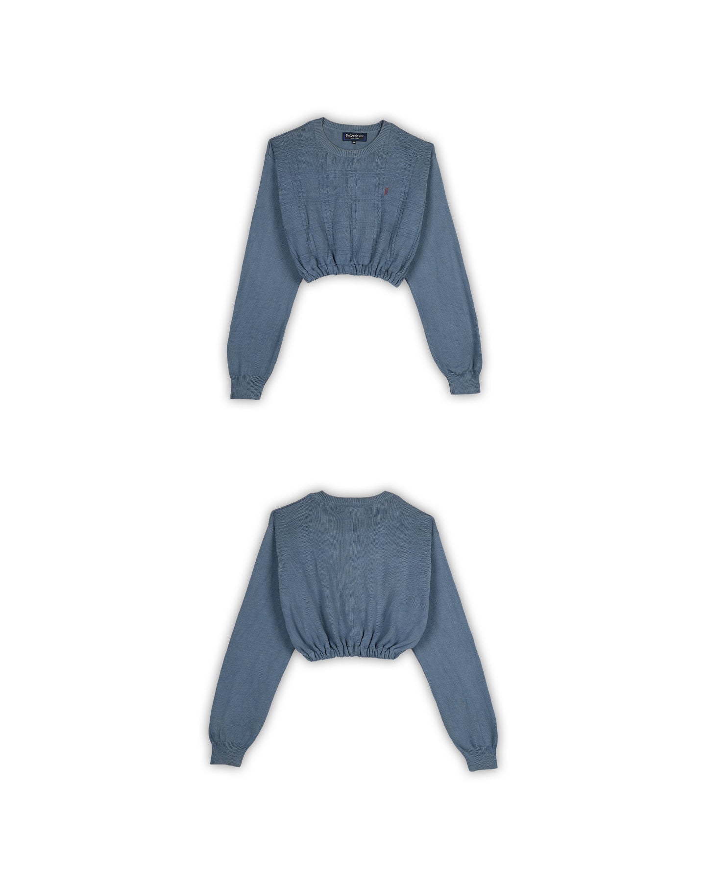 YVES SAINT LAURENT CROPPED SWEATER - L