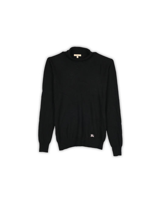 BURBERRY HIGH-NECK SWEATER - L
