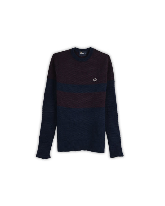 FREDPERRY LAMBSWOOL SWEATER - S