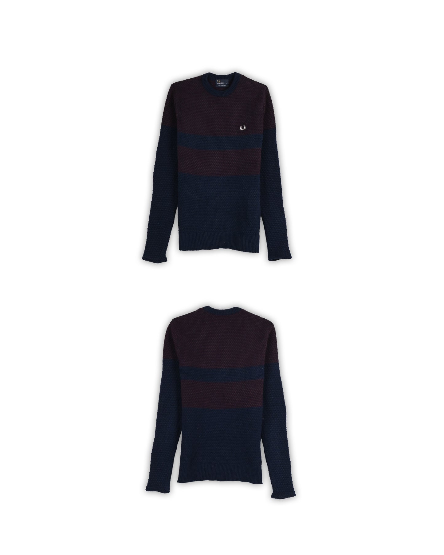 FREDPERRY LAMBSWOOL SWEATER - S