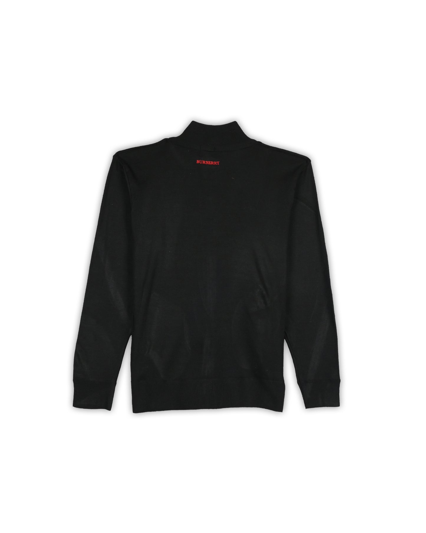 BURBERRY ZIPPER SWEATER - S