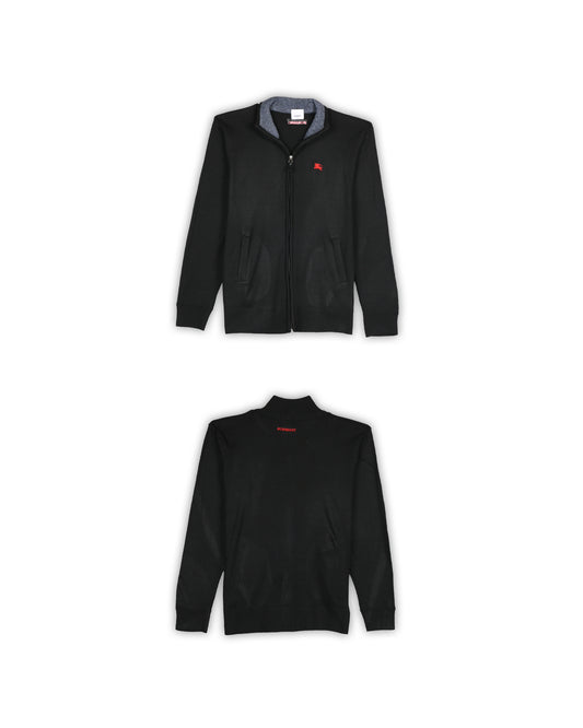BURBERRY ZIPPER SWEATER - S