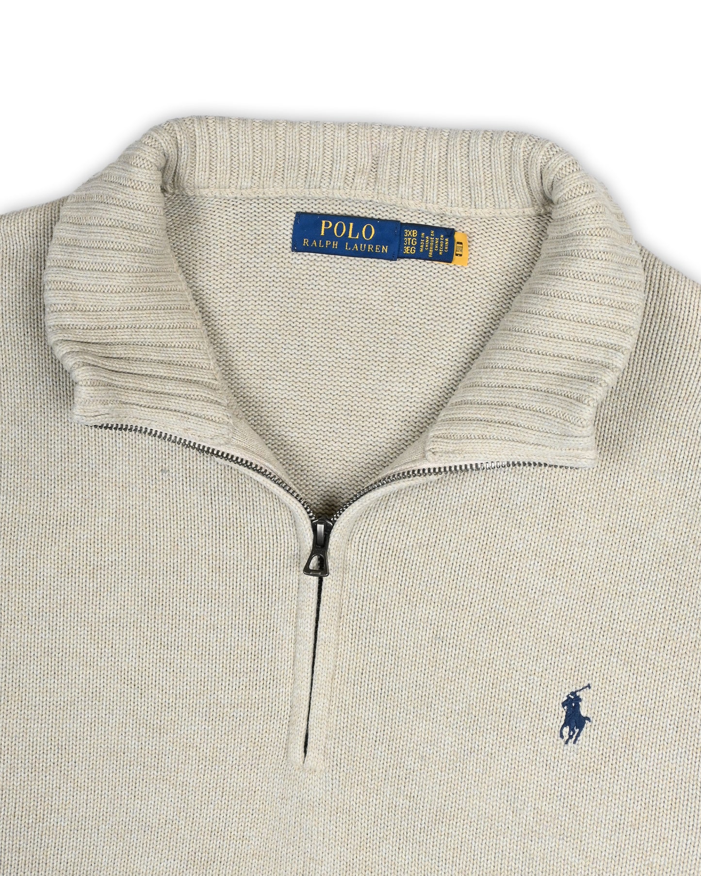 POLO RALPH LAUREN ZIPPER SWEATER - XXXL