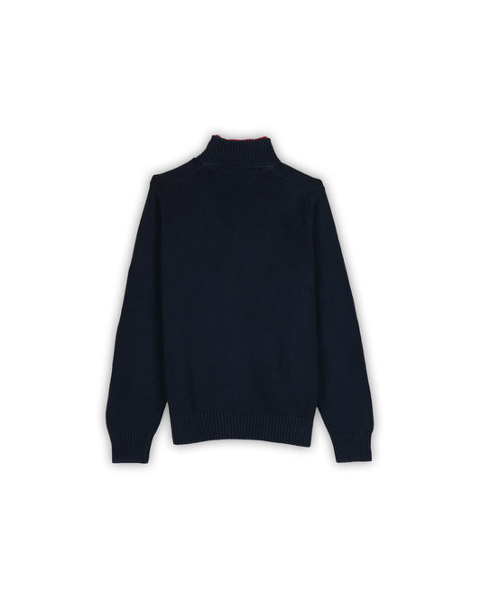 TOMMY HILFIGER ZIPPER SWEATER - M
