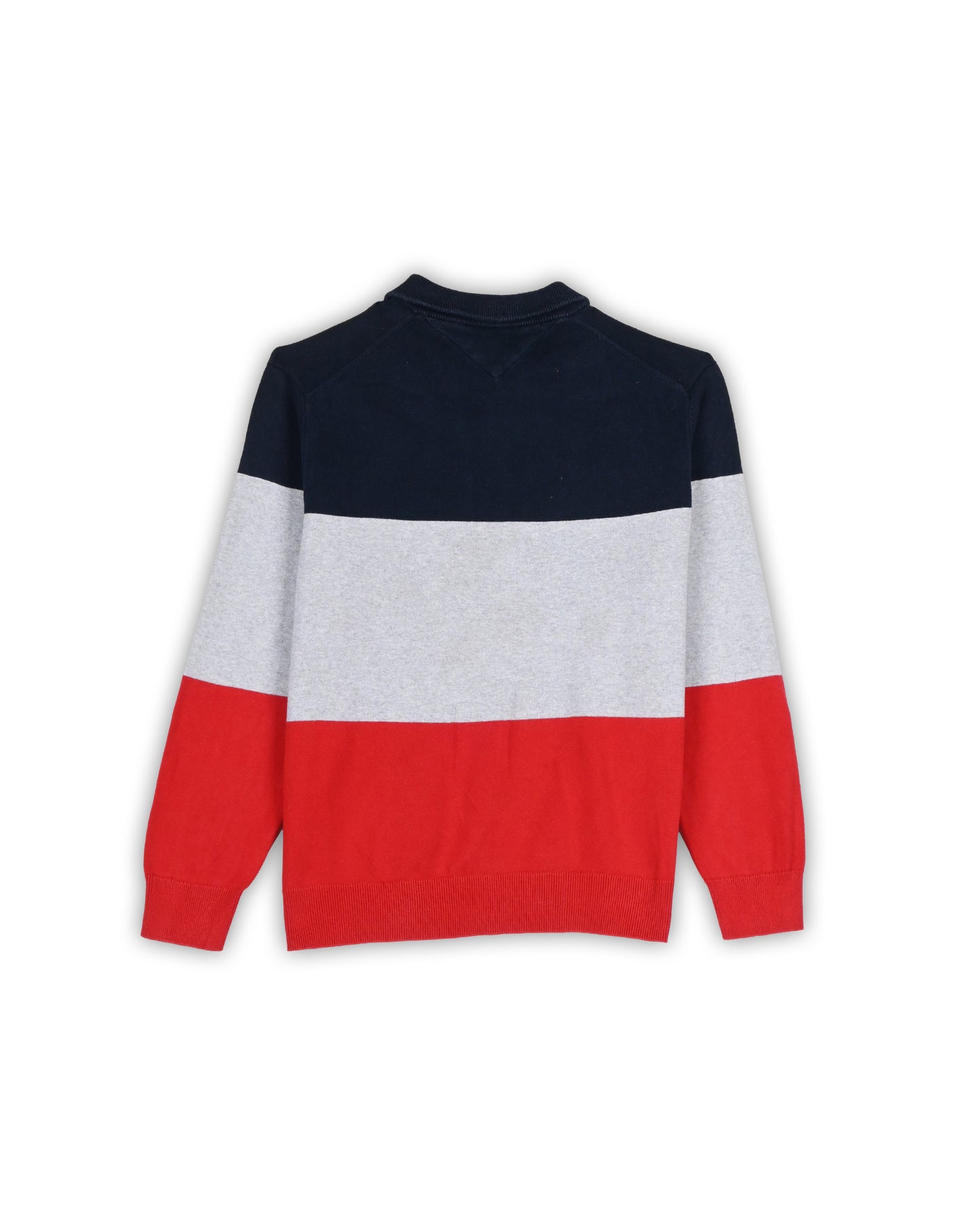 TOMMY HILFIGER ZIPPER SWEATER - L
