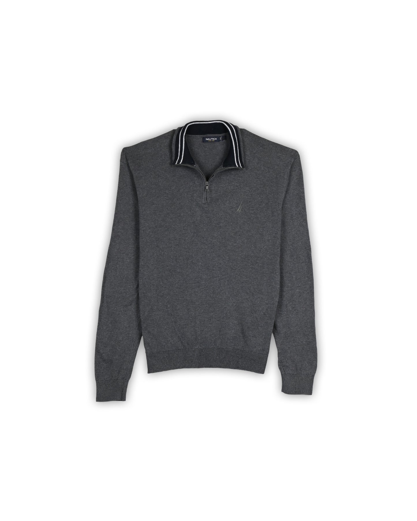 NAUTICA ZIPPER SWEATER - L