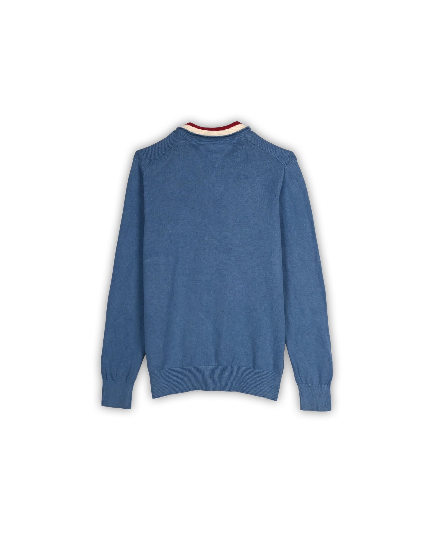 TOMMY HILFIGER ZIPPER SWEATER - L