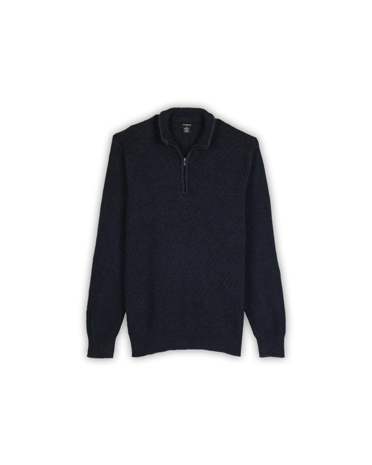 CALVIN KLEIN JEANS ZIPPER SWEATER - L