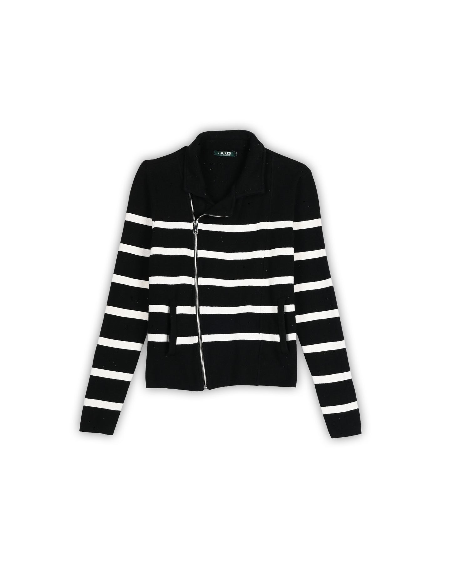 POLO RALPH LAUREN WOMEN'S ZIPPER KNIT - S