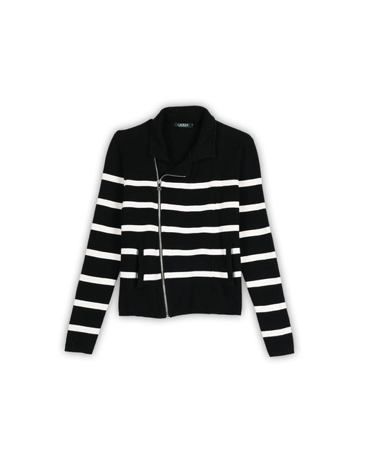 POLO RALPH LAUREN WOMEN'S ZIPPER KNIT - S