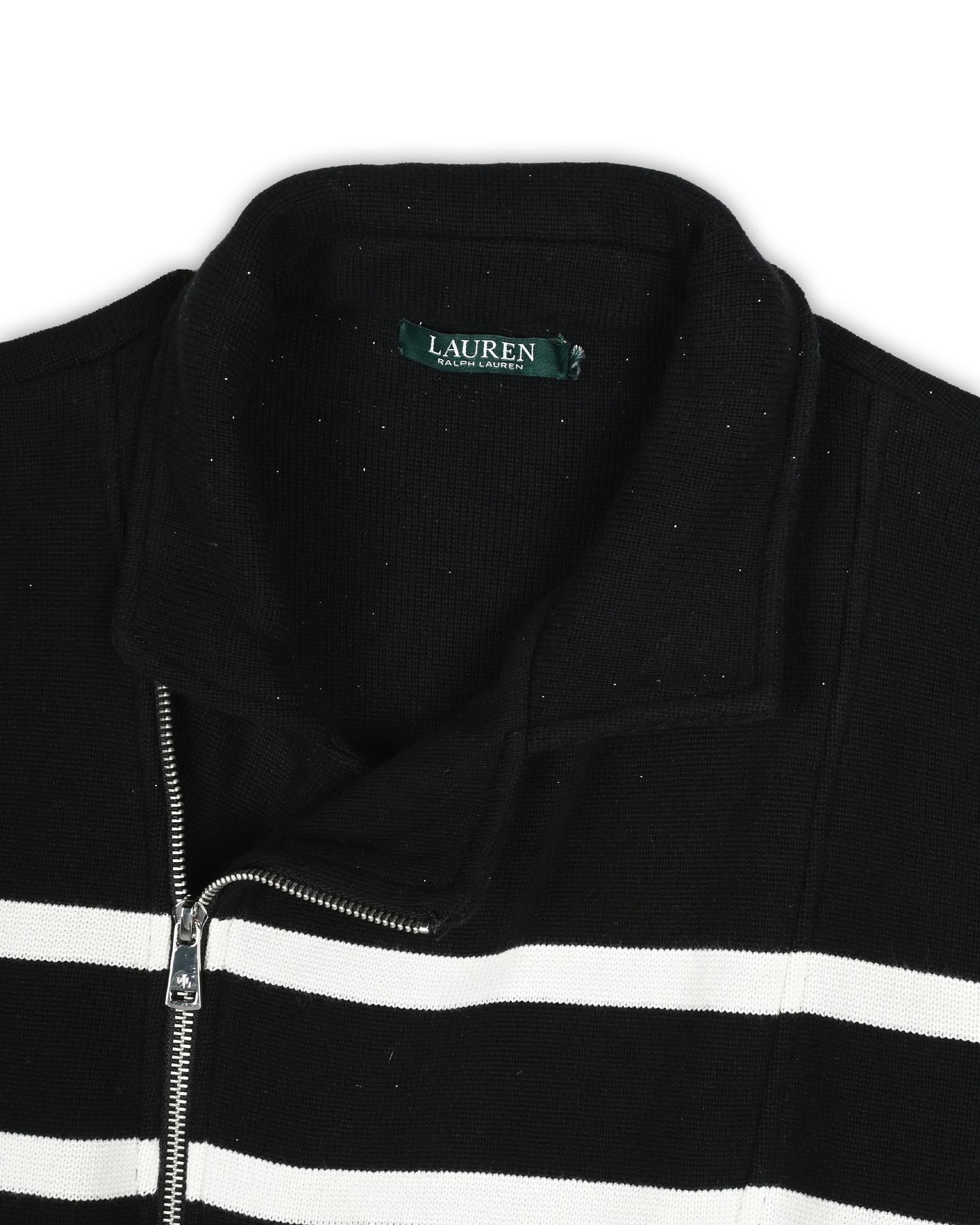 POLO RALPH LAUREN WOMEN'S ZIPPER KNIT - S