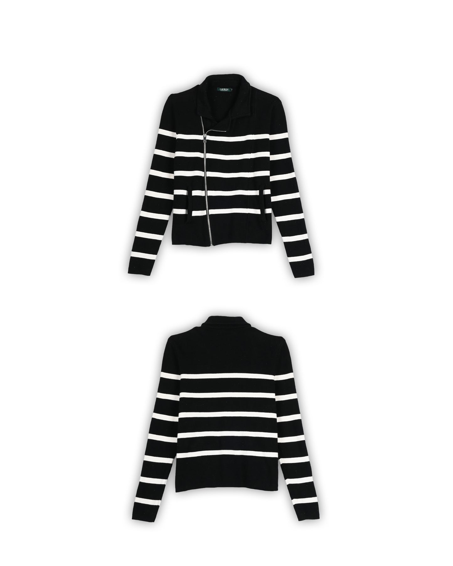 POLO RALPH LAUREN WOMEN'S ZIPPER KNIT - S