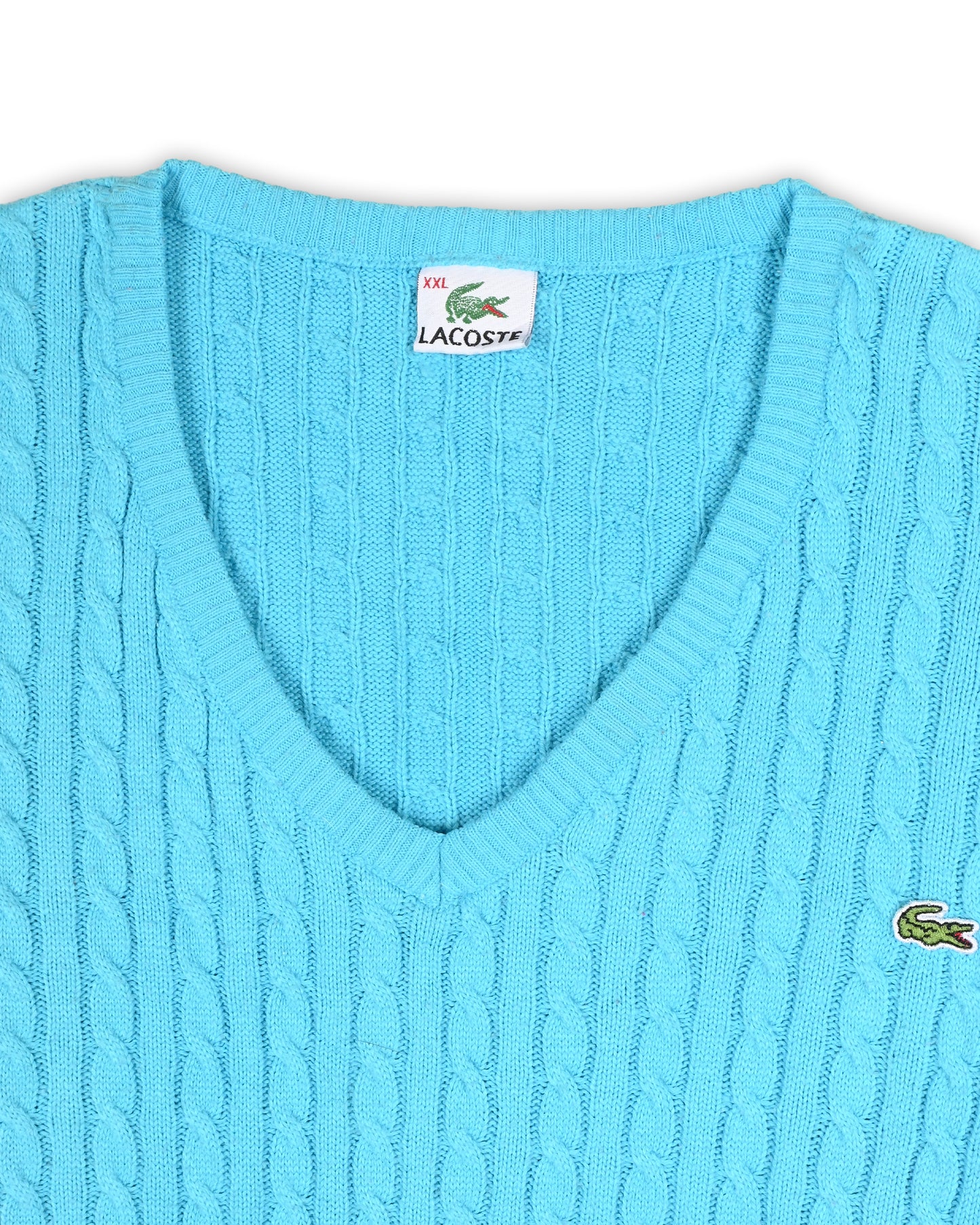 LACOSTE CABLE KNIT - XXL