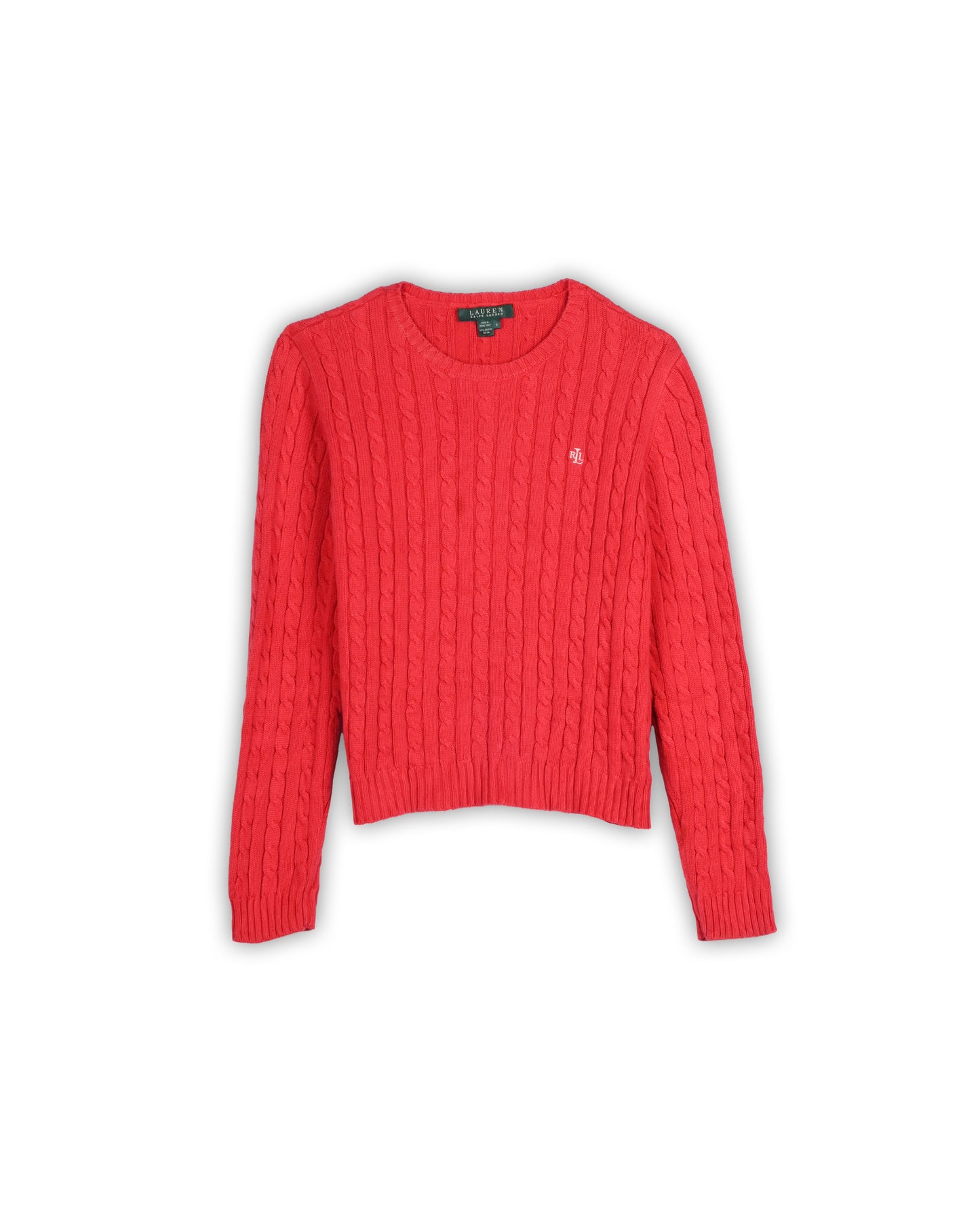 POLO RALPH LAUREN WOMEN'S CABLE KNIT - S
