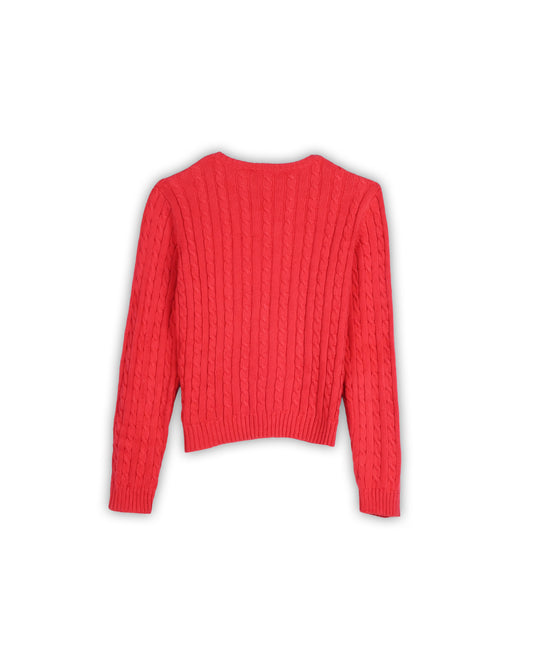 POLO RALPH LAUREN WOMEN'S CABLE KNIT - S