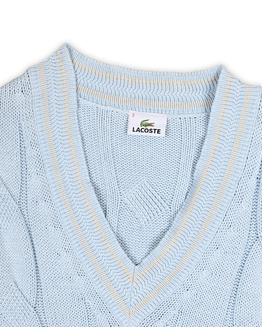 LACOSTE CABLE KNIT - S