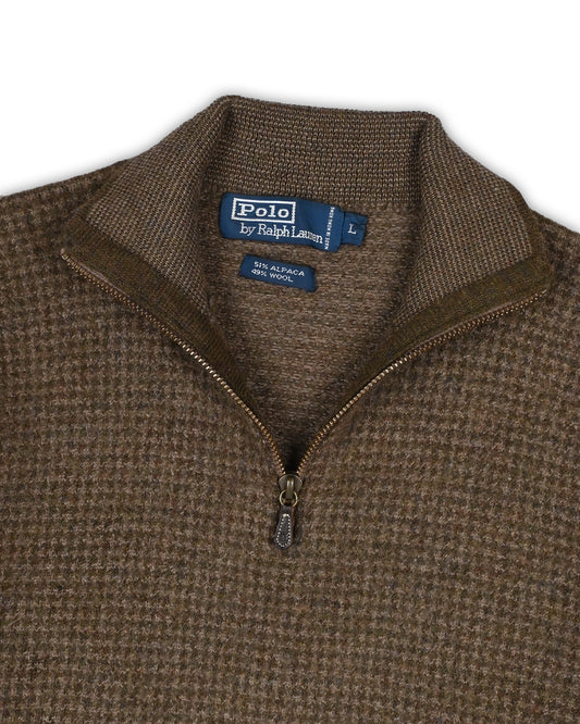 POLO RALPH LAUREN QUARTER-ZIP KNIT - L