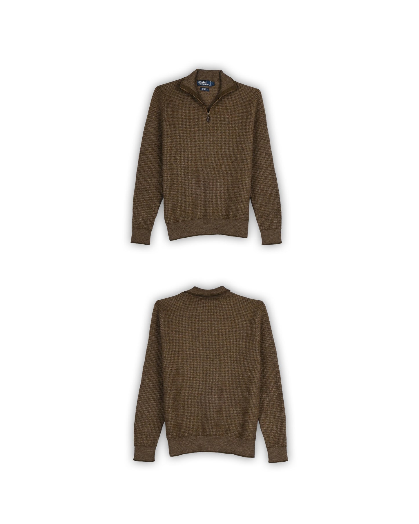 POLO RALPH LAUREN QUATER-ZIP KNIT - L