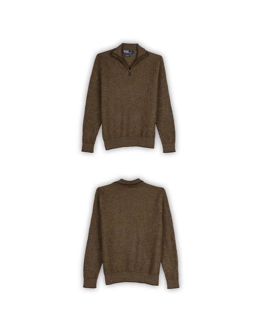 POLO RALPH LAUREN QUARTER-ZIP KNIT - L