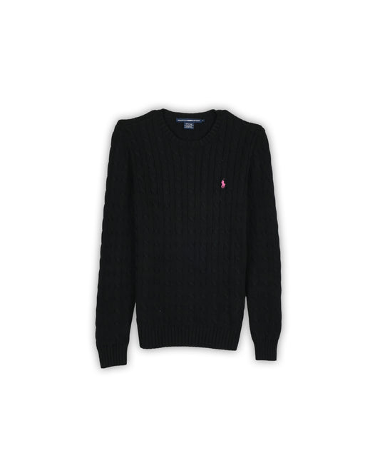 POLO RALPH LAUREN WOMEN'S CABLE KNIT - L