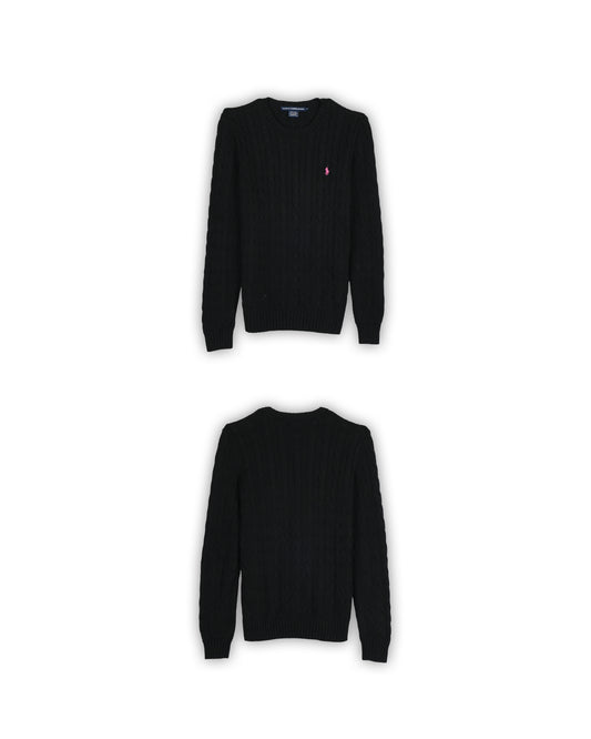 POLO RALPH LAUREN WOMEN'S CABLE KNIT - L
