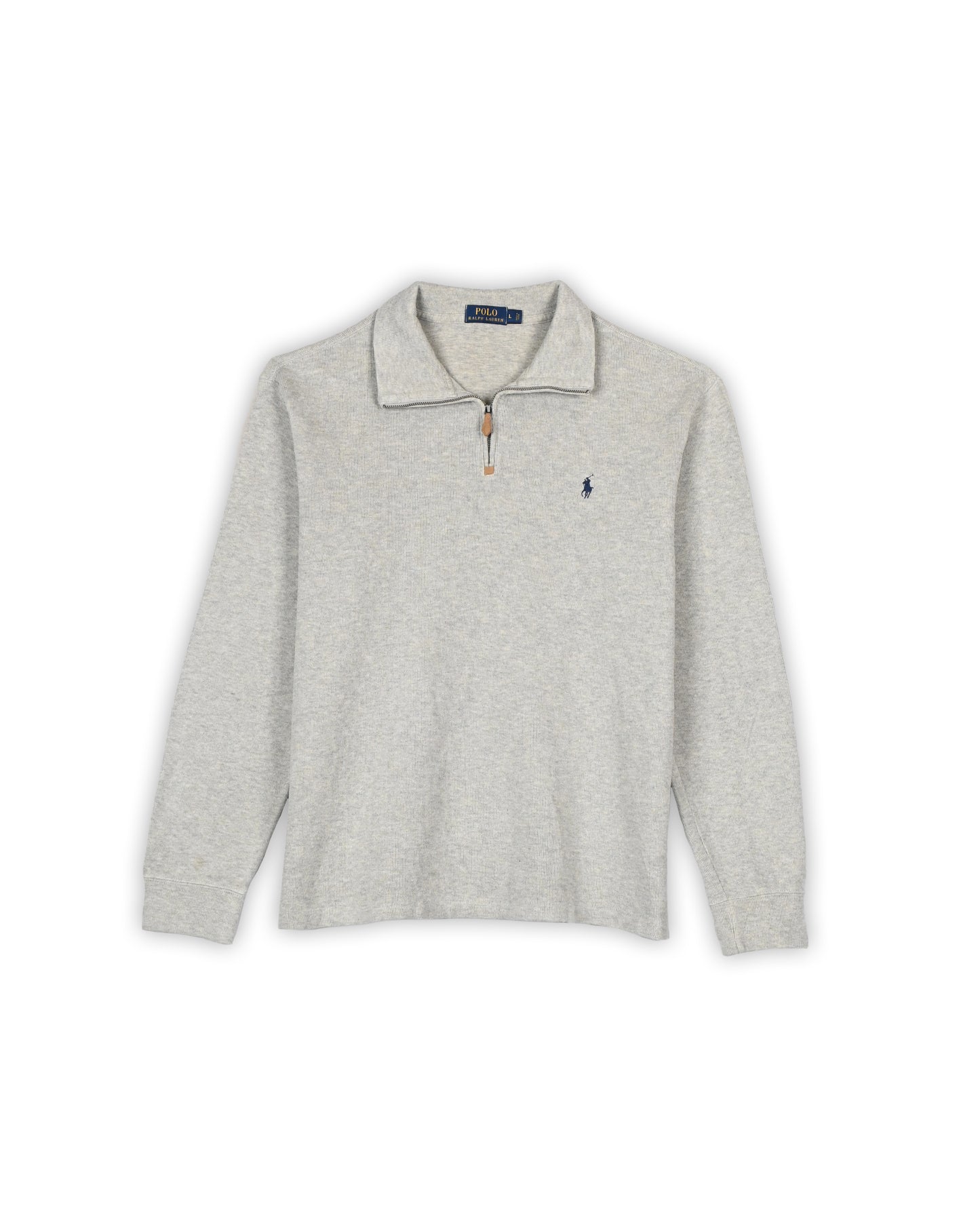 POLO RALPH LAUREN QUATER-ZIP KNIT - L