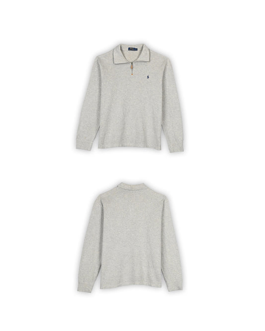 POLO RALPH LAUREN QUATER-ZIP KNIT - L