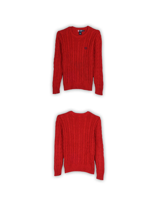 CHAPS BY RALPH LAUREN CABLE KNIT - M (12-14)