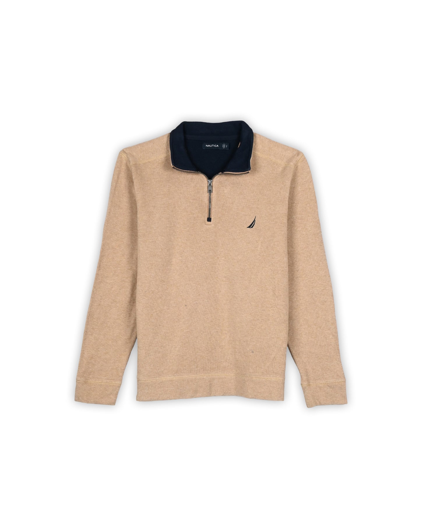 NAUTICA QUATER-ZIP KNIT - L