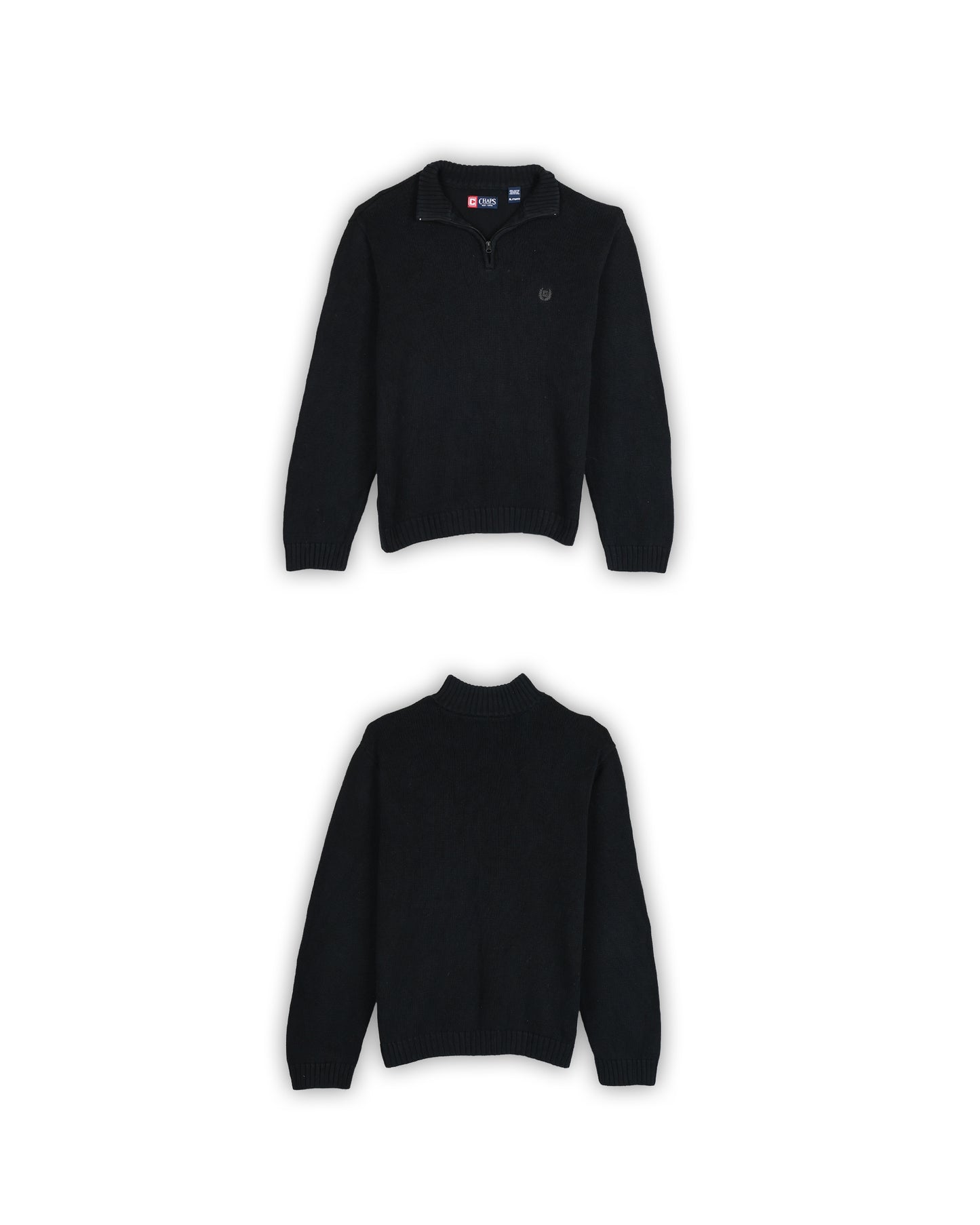 CHAPS BY RALPH LAUREN QUATER-ZIP KNIT - XL